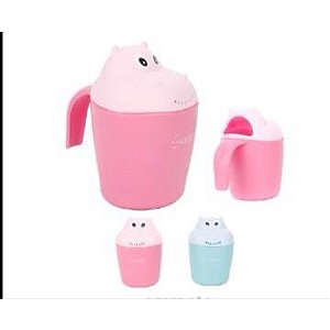Copo Regador Infantil Hipopótamo de Plástico 16x11cm - IAL007