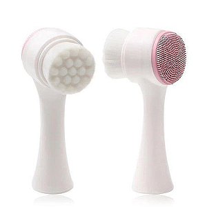 Escova Facial Limpeza Massageadora Esfoliante 2 em 1 - DT1408