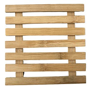 Descanso de Panela de Bambu com Antiderrapante DPP-10