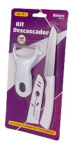 Kit Descascador E Faca De Legumes E Frutas - Western - DF-2