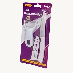 Kit Descascador E Faca De Legumes E Frutas - Western - DF-2