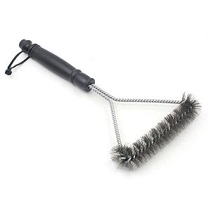 Escova de Aço para Limpar Grelha BBQ - HM9004
