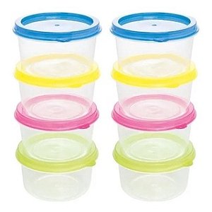 Mini Potes para Armazenamentos Diversos 8 Peças - MP-06
