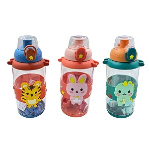 Garrafa Infantil Bichinhos Com Alça 750ml - AG3091