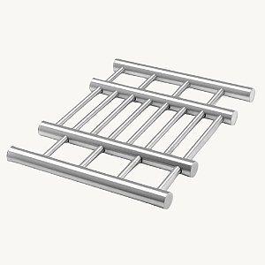 Descanso de Panela Inox Retrátil 37cm - AG9049
