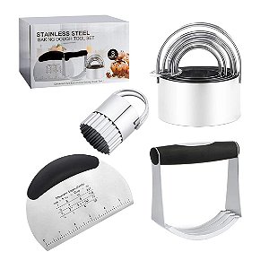 Kit Confeiteiro de Inox 4 Peças - AG2129