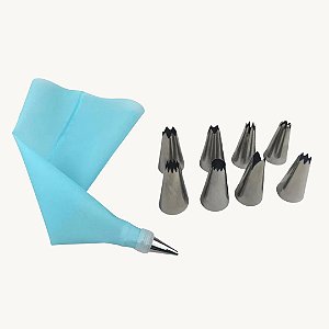 Kit Confeiteiro com 7 Bicos - AG1068