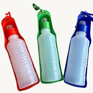 Bebedouro Portátil Viagem Pet Cães E Gatos Garrafa - 250ml - WT49-1