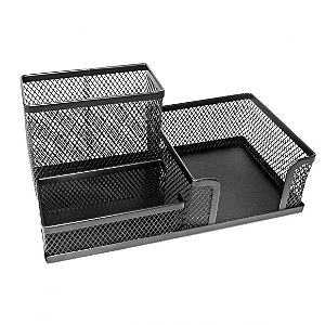 Porta Caneta Aramado de Metal 20x10cm - HM9151