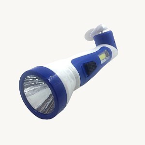 Lanterna com Mini Ventilador Recarregável - AG8671