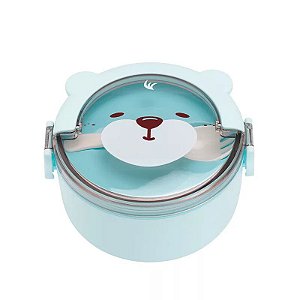 Lancheira Marmita Urso com Alça e Trava - B1317