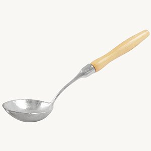 Concha De Metal Com Cabo De Madeira 26,5cm - Phael