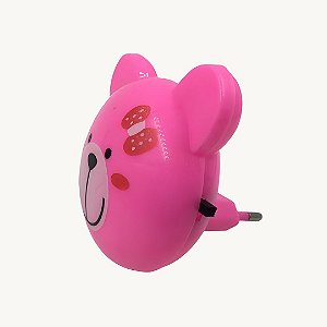 Mini Abajur Infantil  de Tomada Ursinho - AG4950