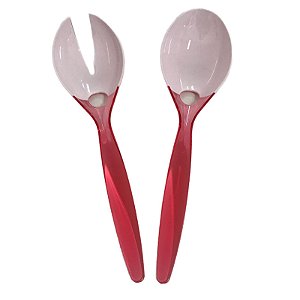 Talheres para Misturar e Servir Saladas em Plástico 7x26cm - 4265