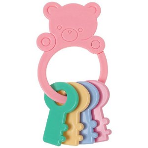 Mordedor Urso com Chaves para Bebês - ZG069