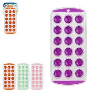 Forma de Gelo Base de Silicone 18 Cubos - IZ1982