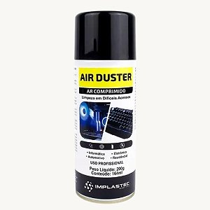 Air Duster Pro Ar Comprimido 164ml 200g - Implastec - 20012CX
