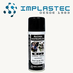 Álcool Isoporpilico Aerossol Limpador 160g 227ml - Implastec - 22712