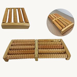 Massageador para os Pés Rolo de Madeira - DT1169