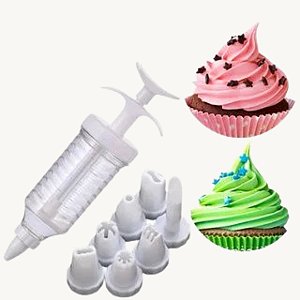 Kit Confeiteiro Bisnaga + 8 Bicos - Clink - CK4419