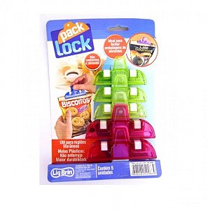 Kit Veda Embalagem Pack Lock 5 Peças em Acrílico - 0839