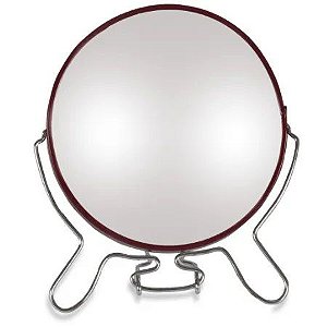 Espelho de Mesa Redondo Dupla Face 15cm - CRS-3015