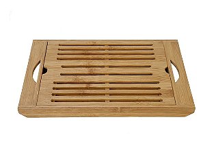 Migalheira de Bambu Bandeja para Pães Bolos - D0826