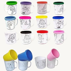Caneca Para Colorir - Pintando O Caneco 350ml - 105