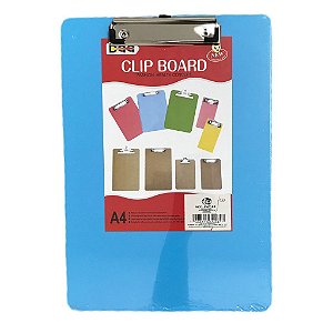 Prancheta Plástica 32x22cm Ofício Clip Board A4 - Garras Metálicas PXT-03