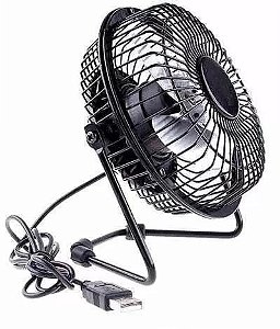 Mini Ventilador De Mesa Recarregável Usb - LS-906