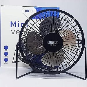 Mini Ventilador De Mesa Recarregável Usb - LS-906