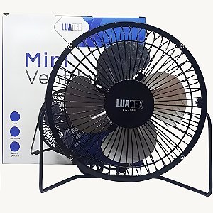 Mini Ventilador De Mesa Recarregável Usb - LS-906