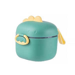 Porta Leite em Pó Dino com Trava e Colher 400ml - B-1332A