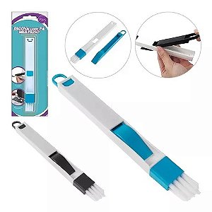 Escova Com Pá Limpeza Multiuso Canto Janela Teclado Fresta - ZU707