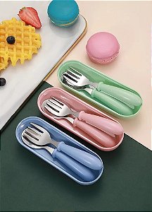 Estojo Porta Talher Colher e Garfo - B-1244