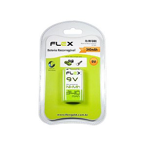 Bateria Recarregável 280mAh Ni-Mh 9V - FX-9V/34B1