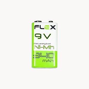 Bateria Recarregável 280mAh Ni-Mh 9V - FX-9V/34B1