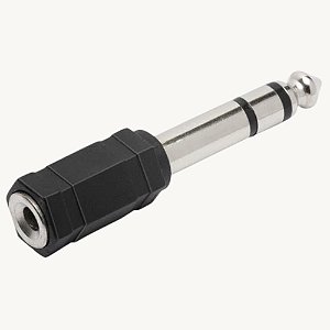 Adaptador P2 Fêmea Stereo X P10 Macho Stereo - XT-559