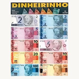 Dinheiro Falso Brinquedo 50 Notas - Nc Brinquedos