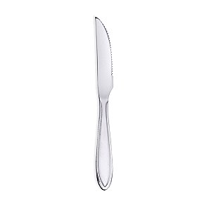 Faca De Mesa De Inox 6 Unidades 21cm - TOP0754