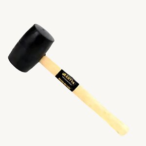 Martelo De Borracha Cabo De Madeira 750G - FERR-211