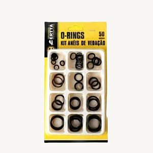 Kit Anéis de Vedação 50 Pçs Diversos Tamanhos - FMA038