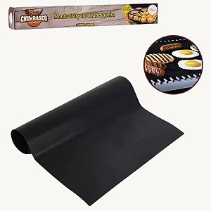 Manta Grill para Churrasco Grelha Chapa Teflon Antiaderente - ZU217
