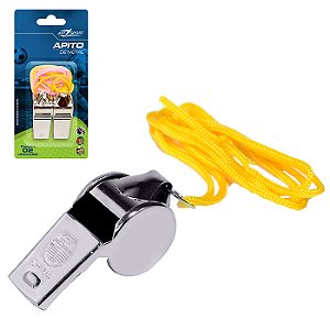 Apito De Metal Com Cordão 2 Pçs - XC-143