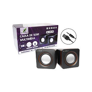 CAIXA DE SOM MULTIMÍDIA 5W - XC-MC-03 - X-CELL - DS TOOLS