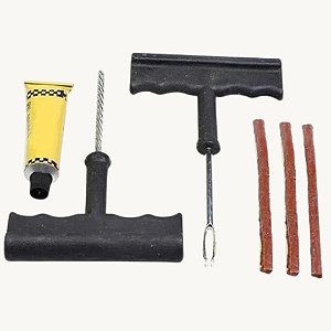 Kit Reparo De Pneu Sem Câmera 6 PÇS -DS TOOLS ID-6347R