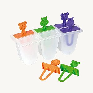 Forma de Picolé 6 unidades Sorvete Caseiro Palito Fácil - 10.21.00