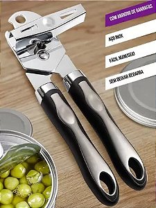 Abridor De Latas e Garrafa Multifuncional Em Aço Inox BJ6415 / KL8146