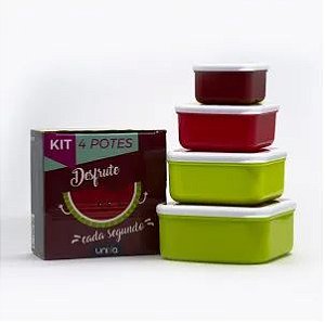 Kit 4 Marmitas - Desfrute Ref. 1206