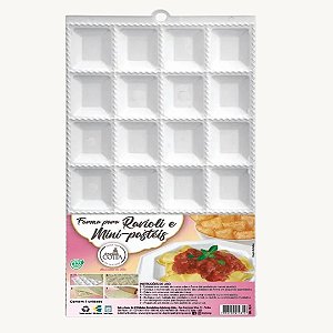 Forma para Ravioli e Mini Pastel com 24 unidades Ref: 1031